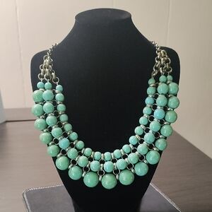 Elegant Green Beaded Necklace